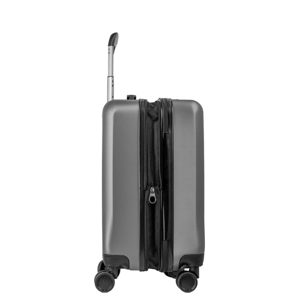 Mala de Viagem Bordo 10 kg em ABS com Rodas 360º Gama 4 - Grafite Cinza 6