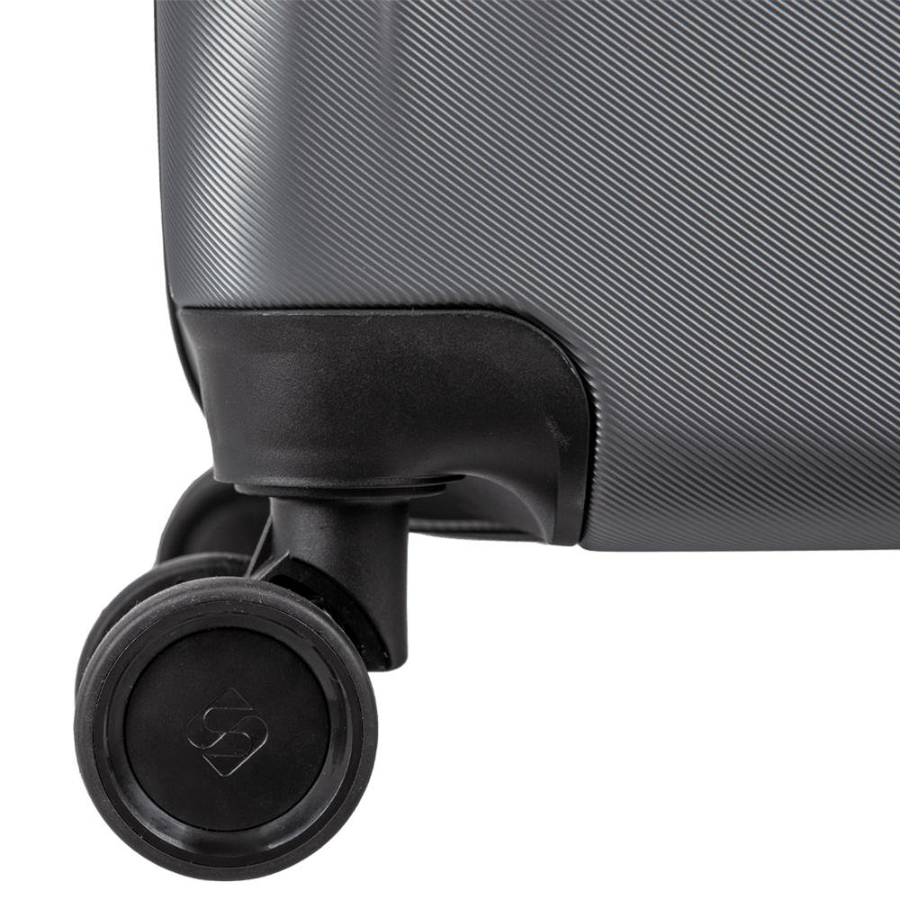 Mala de Viagem Bordo 10 kg em ABS com Rodas 360º Gama 4 - Grafite Cinza 9