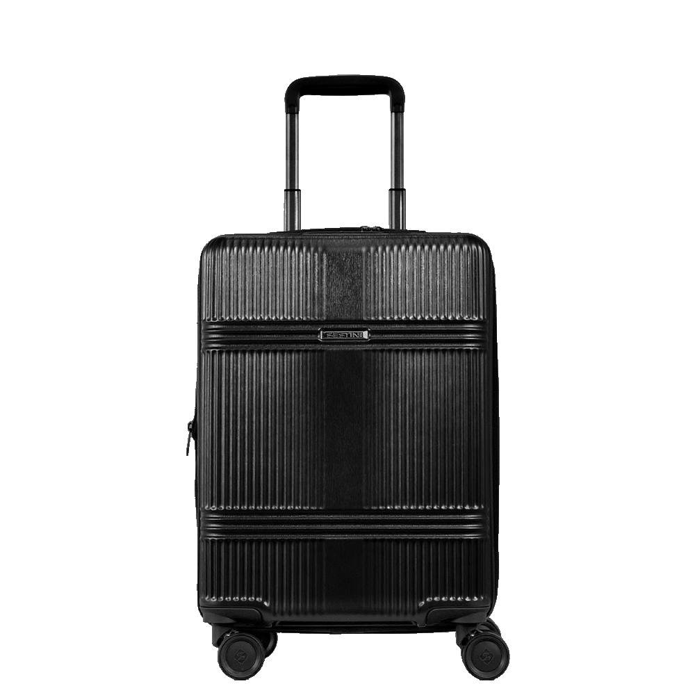 Mala de Viagem Bordo 10kg ABS com Rodas 360° Croma - Preto Preto 2