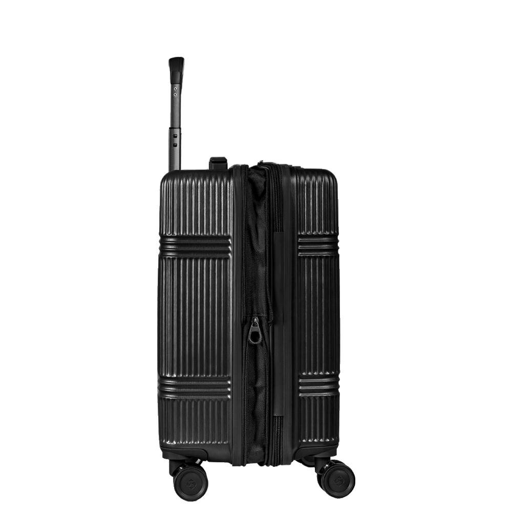 Mala de Viagem Bordo 10kg ABS com Rodas 360° Croma - Preto Preto 5
