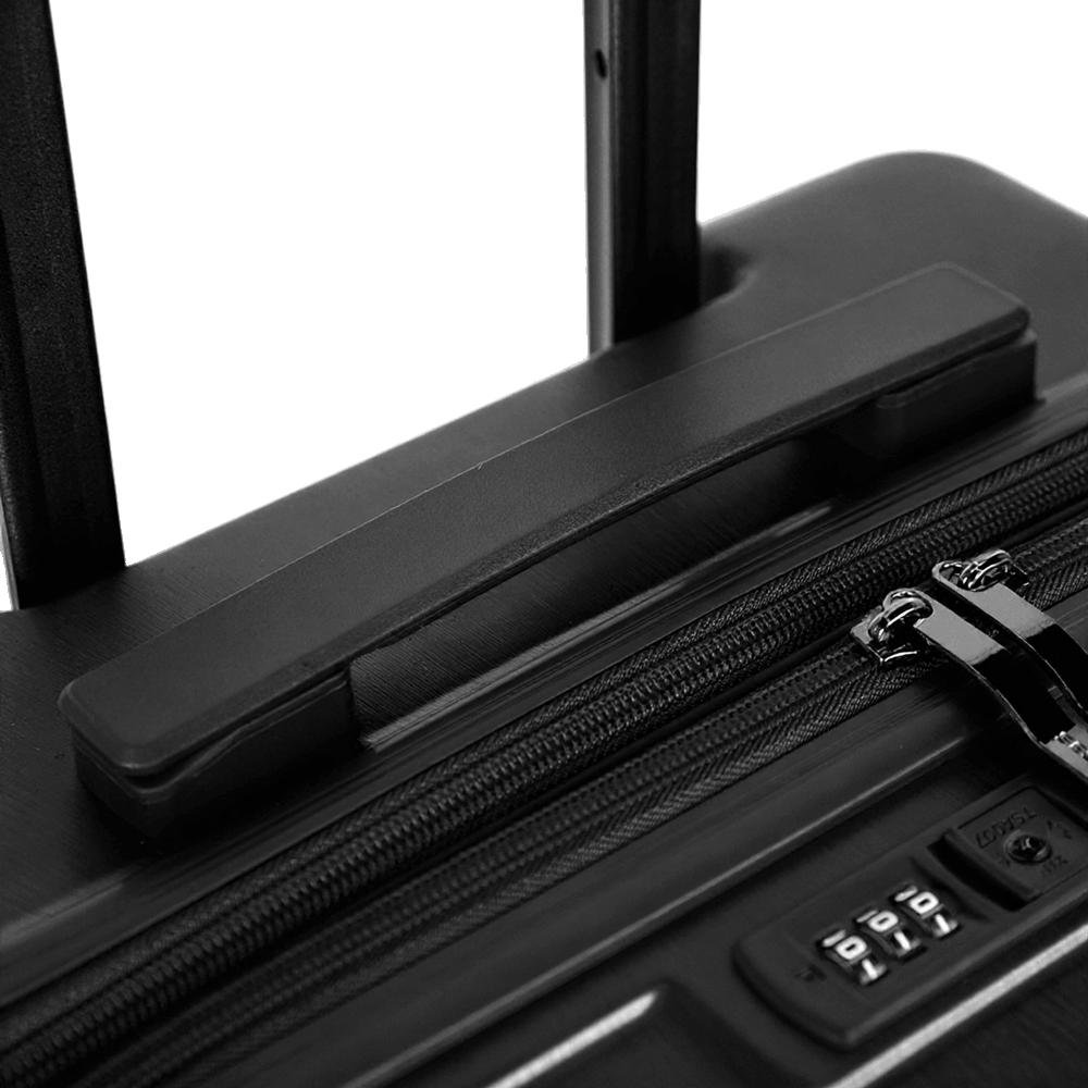 Mala de Viagem Bordo 10kg ABS com Rodas 360° Croma - Preto Preto 7
