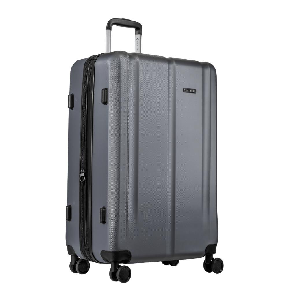 Mala de Viagem Grande 32 kg em ABS com Rodas 360º Gama 4 - Grafite Cinza 3