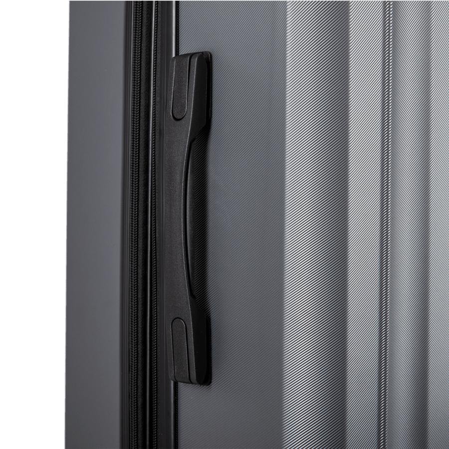 Mala de Viagem Grande 32 kg em ABS com Rodas 360º Gama 4 - Grafite Cinza 8