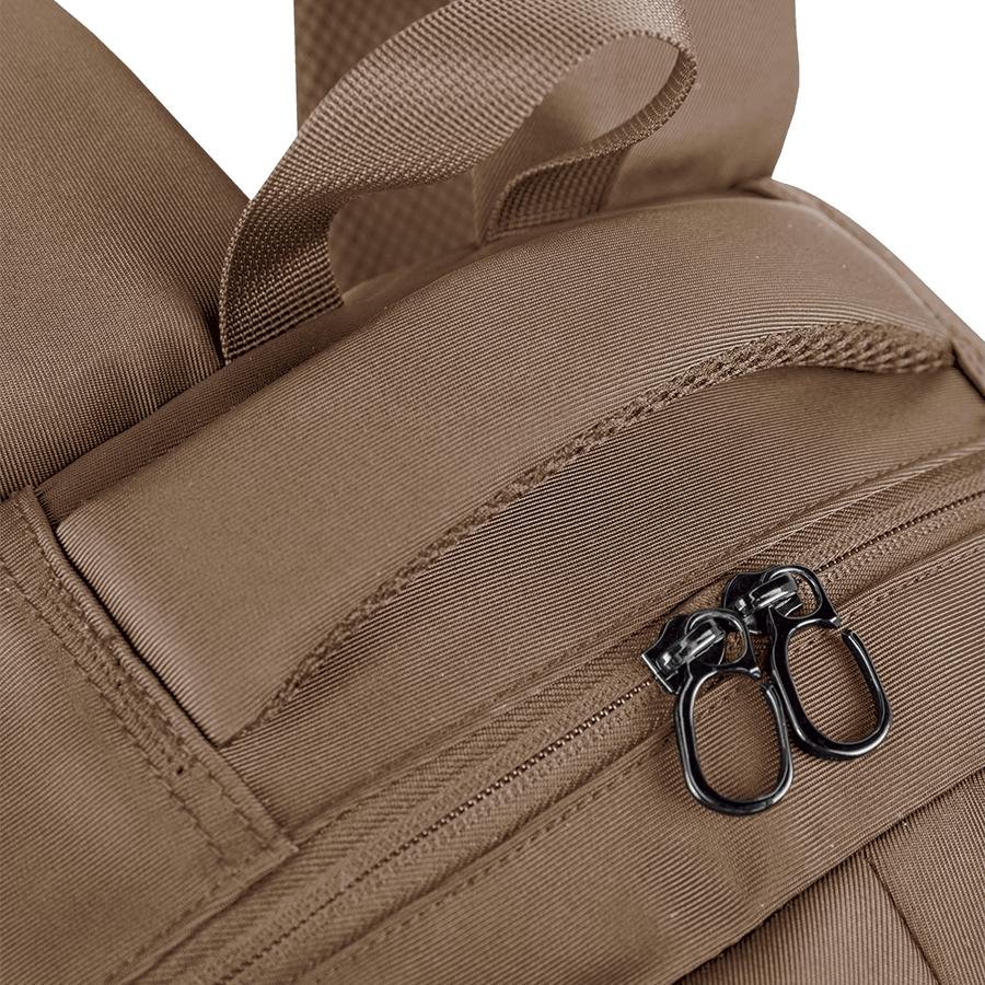 Mochila Grande 2 Compartimentos Notebook 17' Sestini Work 2 - Marrom Marrom 11