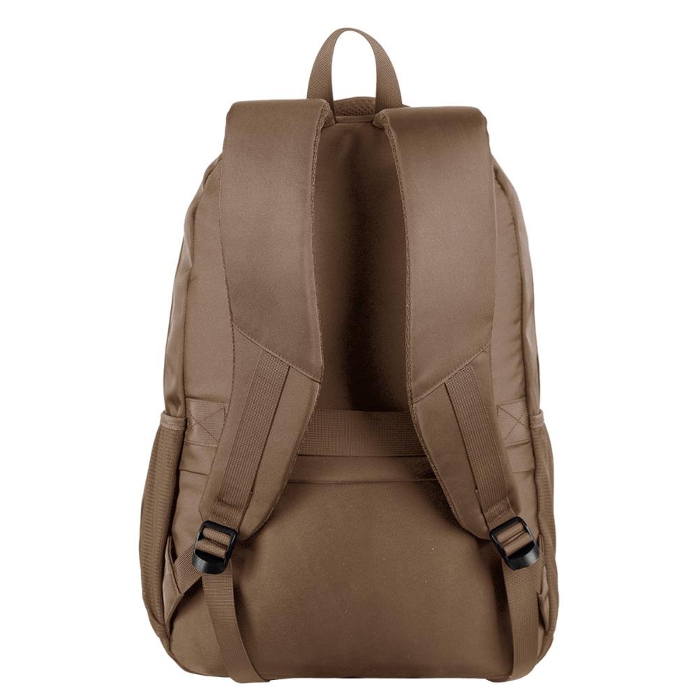 Mochila Grande 2 Compartimentos Notebook 17' Sestini Work 2 - Marrom Marrom 4