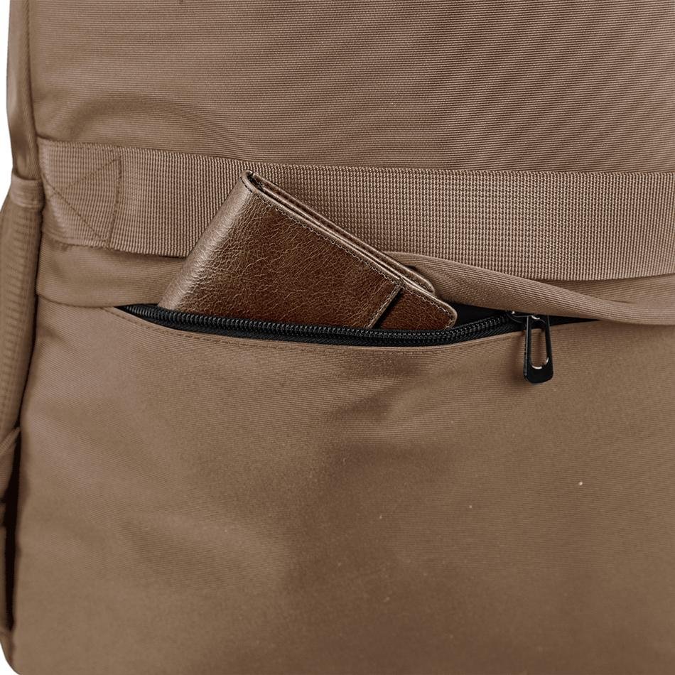 Mochila Grande 2 Compartimentos Notebook 17' Sestini Work 2 - Marrom Marrom 8