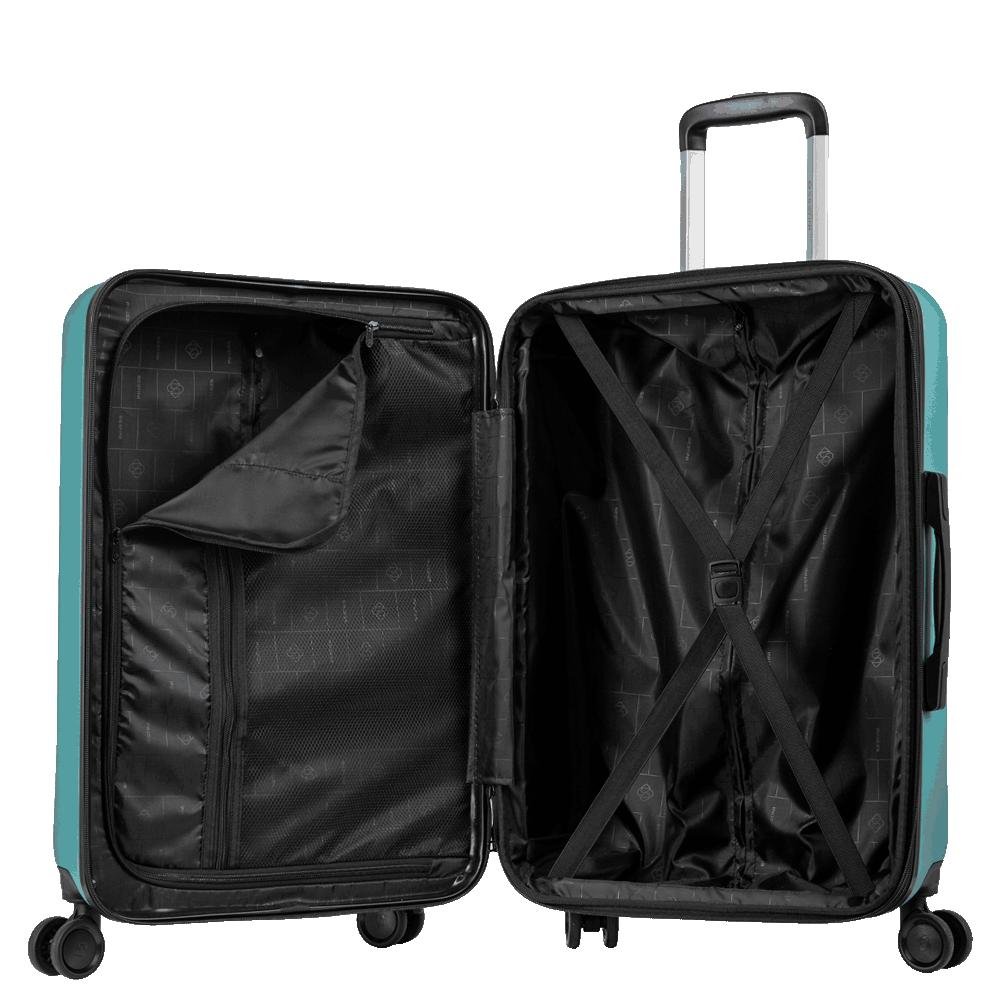 Mala de Viagem Média 23 kg ABS com Rodas 360° Gama 4 - Verde Verde 5