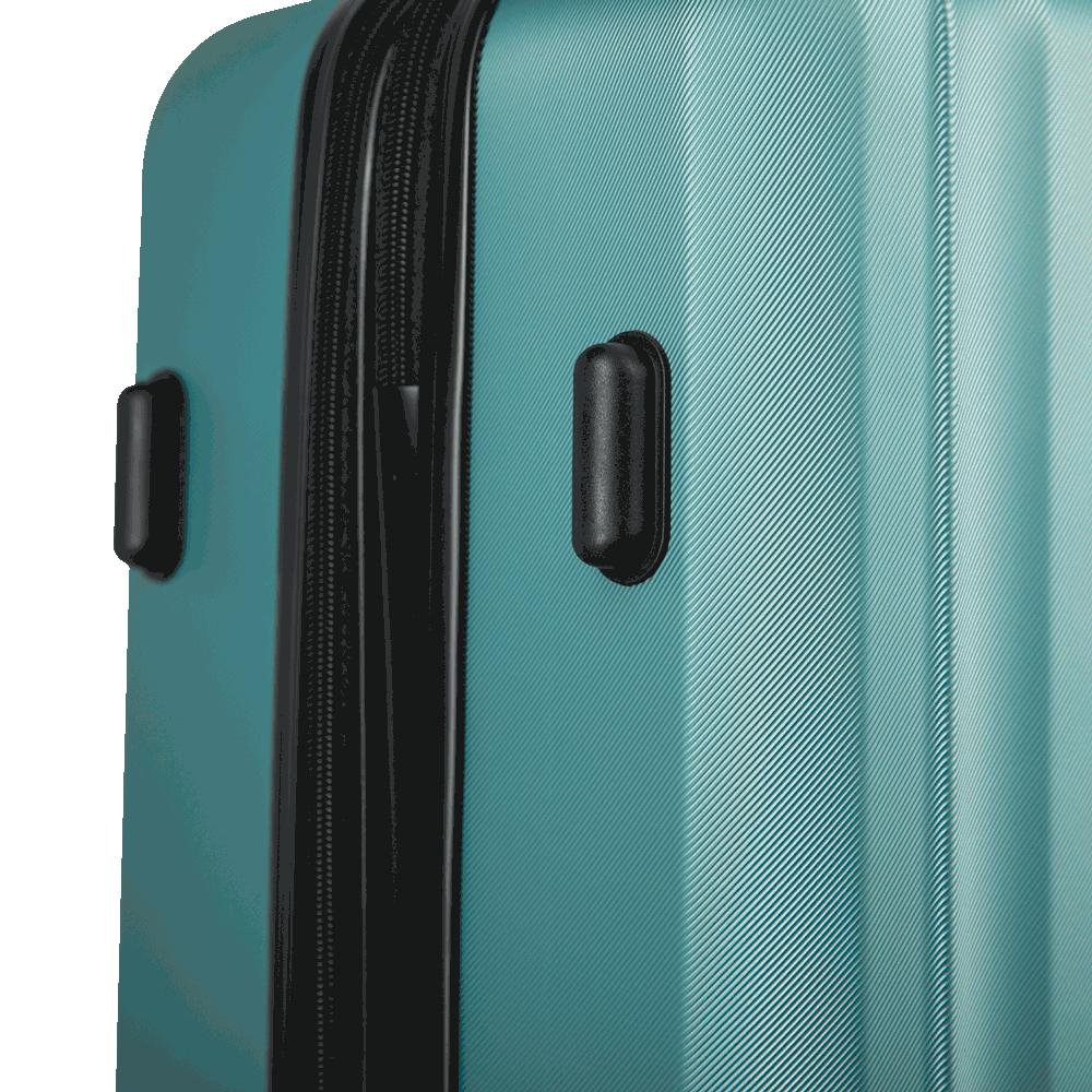 Mala de Viagem Média 23 kg ABS com Rodas 360° Gama 4 - Verde Verde 7