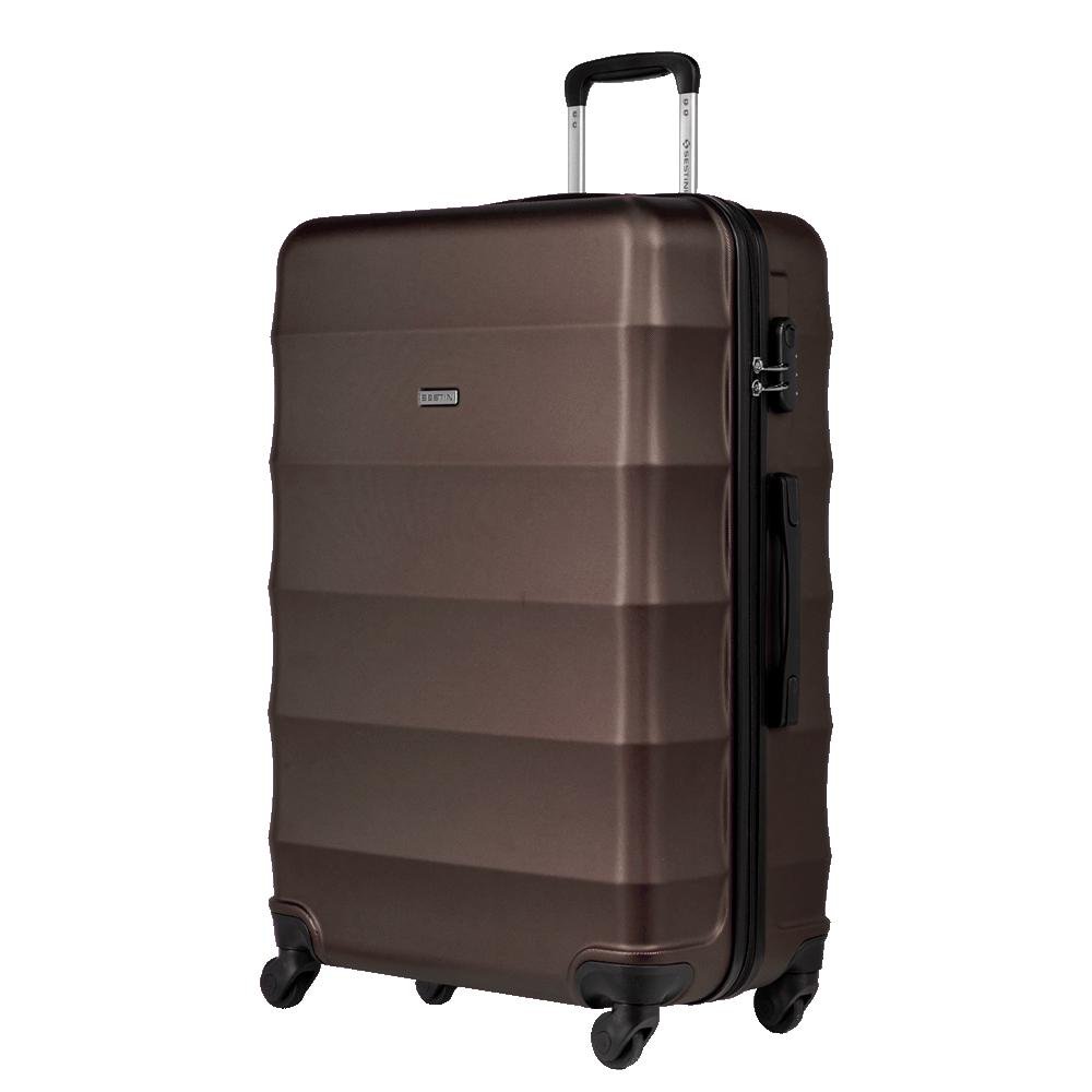 Mala de Viagem Grande 32 kg ABS com Rodas 360° Basic - Bronze