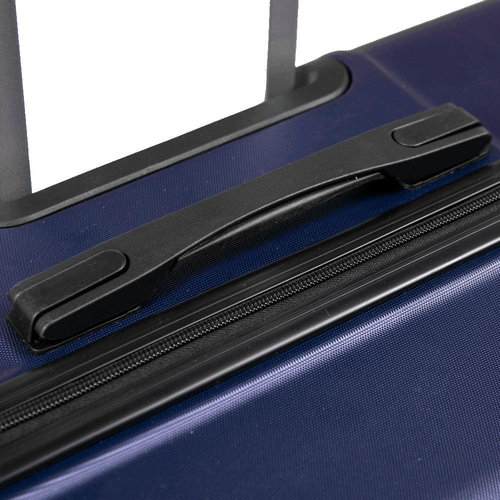 Mala de Viagem Grande 32 kg ABS com Rodas 360° Basic - Azul marinho Azul 9