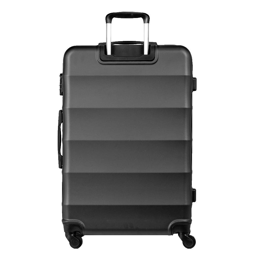Mala de Viagem Grande 32 kg ABS com Rodas 360° Basic - Grafite Cinza 3