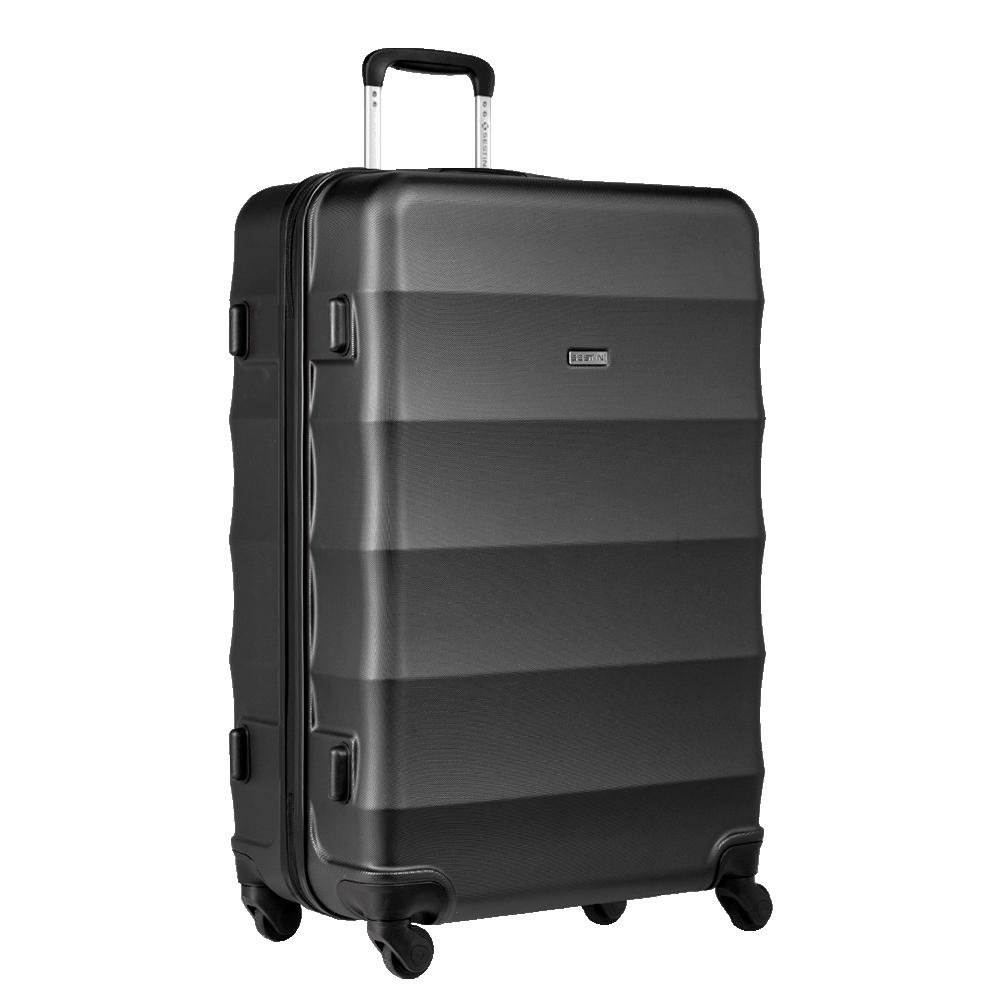 Mala de Viagem Grande 32 kg ABS com Rodas 360° Basic - Grafite Cinza 4