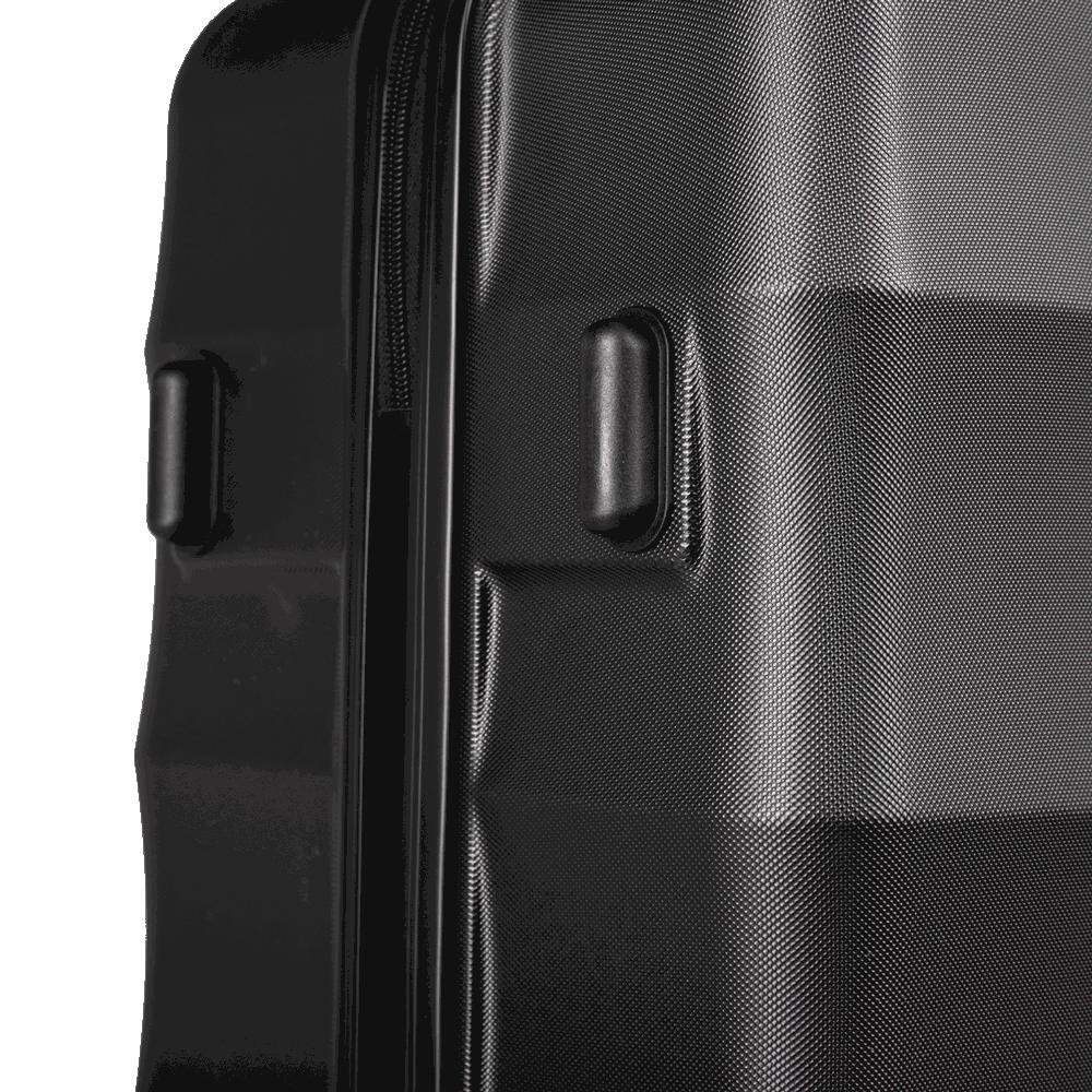 Mala de Viagem Grande 32 kg ABS com Rodas 360° Basic - Grafite Cinza 10