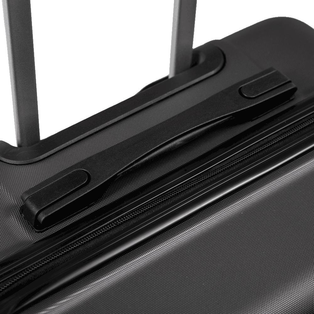Mala de Viagem Média 23 kg ABS com Rodas 360° Basic - Grafite Cinza 9