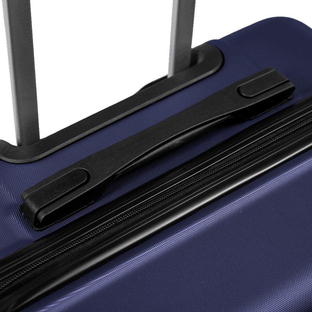 Mala de Viagem Média 23 kg ABS com Rodas 360° Basic - Azul marinho Azul 9