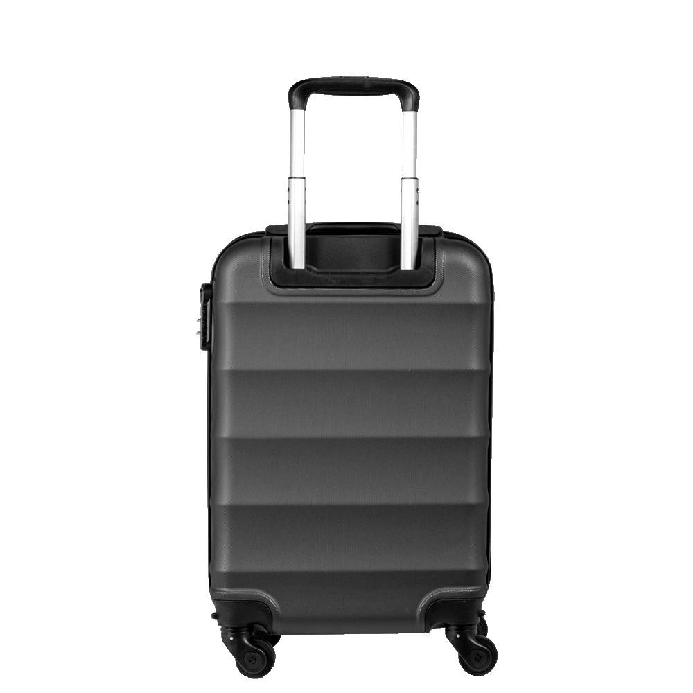 Mala de Viagem Bordo 10 kg ABS com Rodas 360° Basic - Grafite Cinza 3