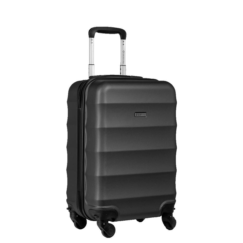Mala de Viagem Bordo 10 kg ABS com Rodas 360° Basic - Grafite Cinza 4