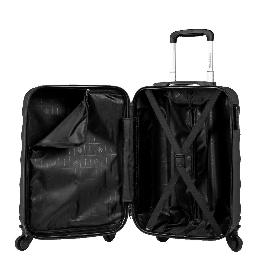 Mala de Viagem Bordo 10 kg ABS com Rodas 360° Basic - Grafite Cinza 5
