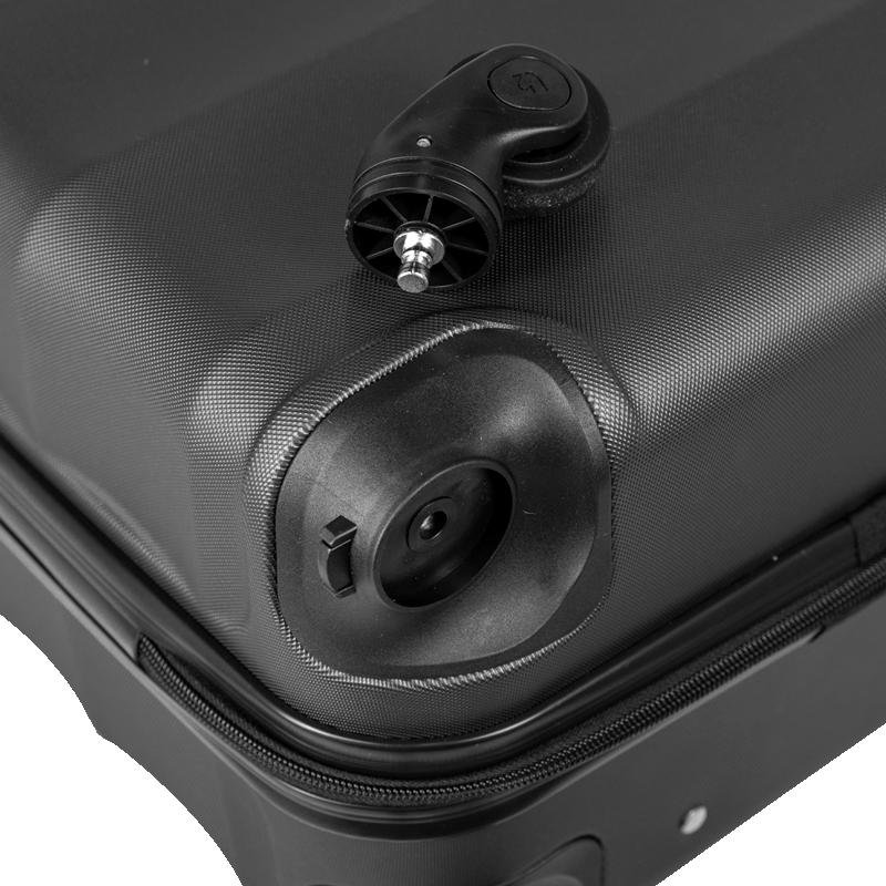 Mala de Viagem Bordo 10 kg ABS com Rodas 360° Basic - Grafite Cinza 7