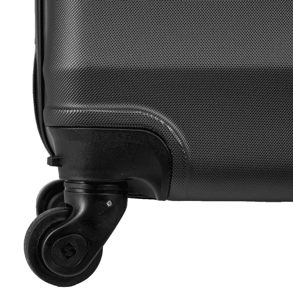 Mala de Viagem Bordo 10 kg ABS com Rodas 360° Basic - Grafite Cinza 8