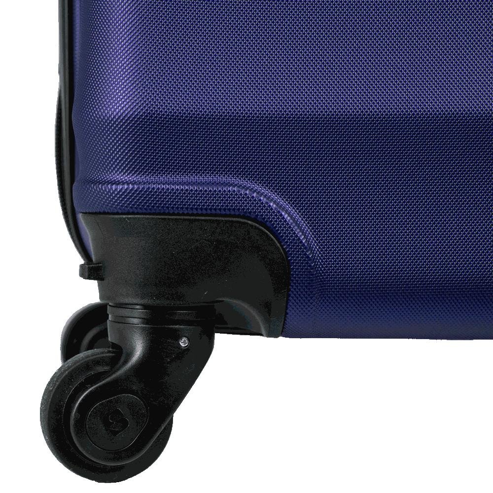 Mala de Viagem Bordo 10 kg ABS com Rodas 360° Basic - Azul marinho Azul 8