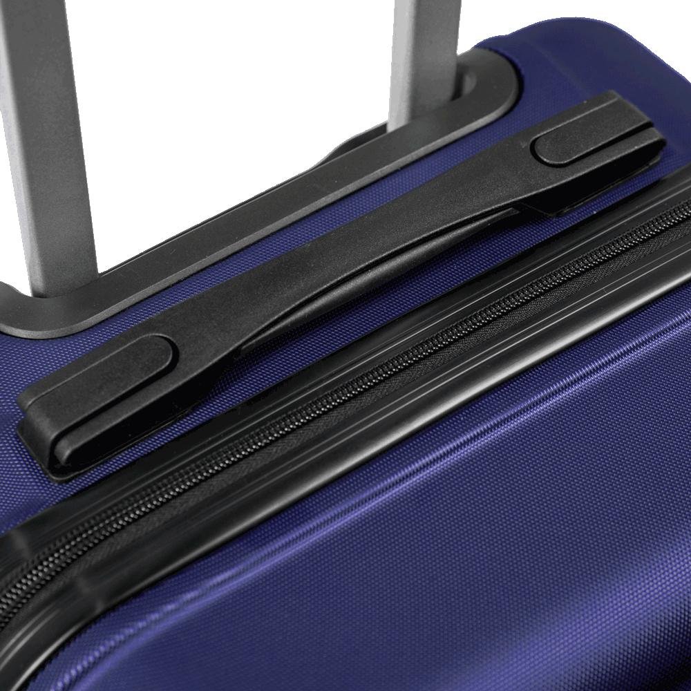 Mala de Viagem Bordo 10 kg ABS com Rodas 360° Basic - Azul marinho Azul 9