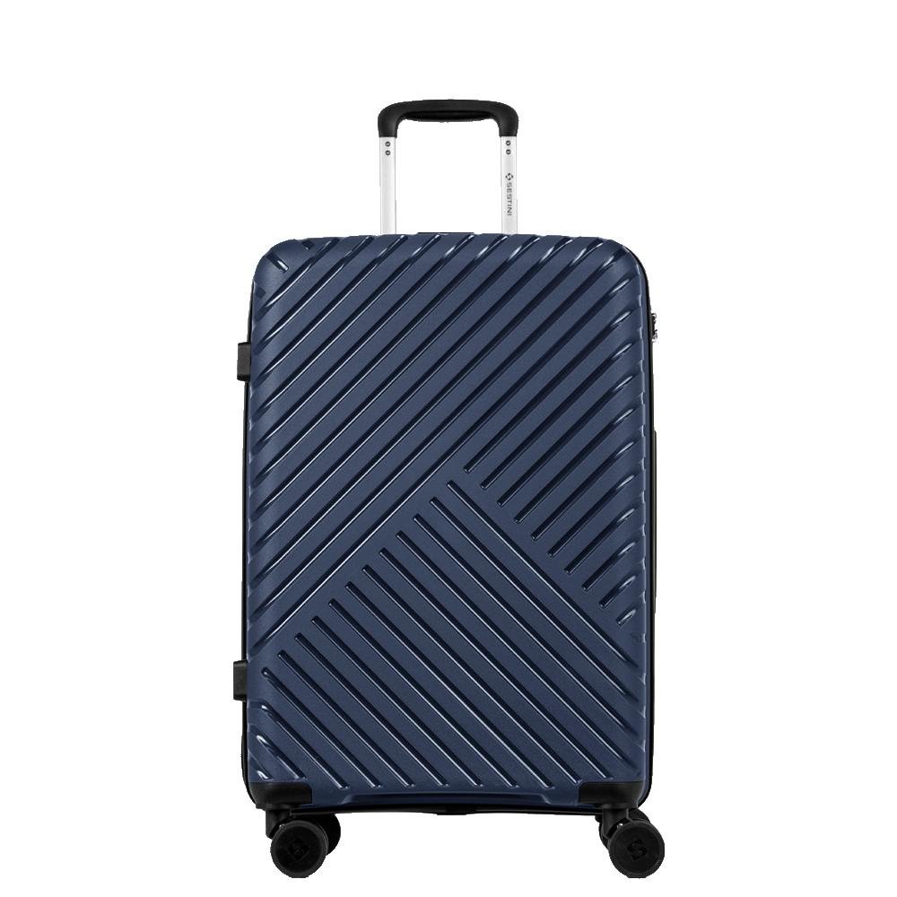 Mala de Viagem Média 23 kg Polipropileno com Rodas 360° PP Essencial 2 - Azul marinho Azul Marinho 2