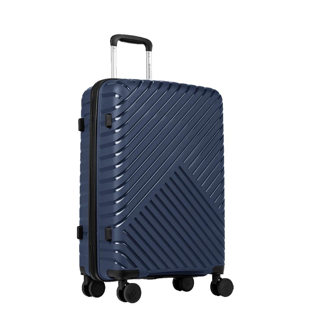 Mala de Viagem Média 23 kg Polipropileno com Rodas 360° PP Essencial 2 - Azul marinho Azul Marinho 4