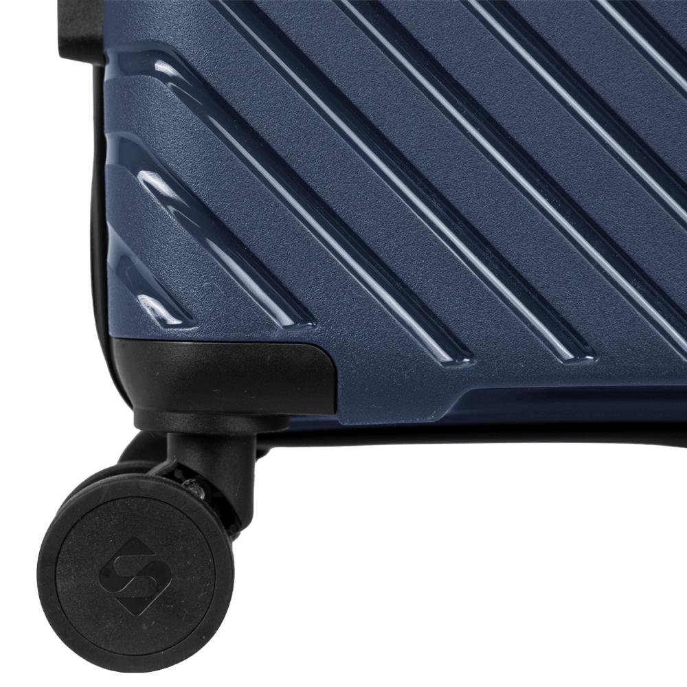 Mala de Viagem Média 23 kg Polipropileno com Rodas 360° PP Essencial 2 - Azul marinho Azul Marinho 7