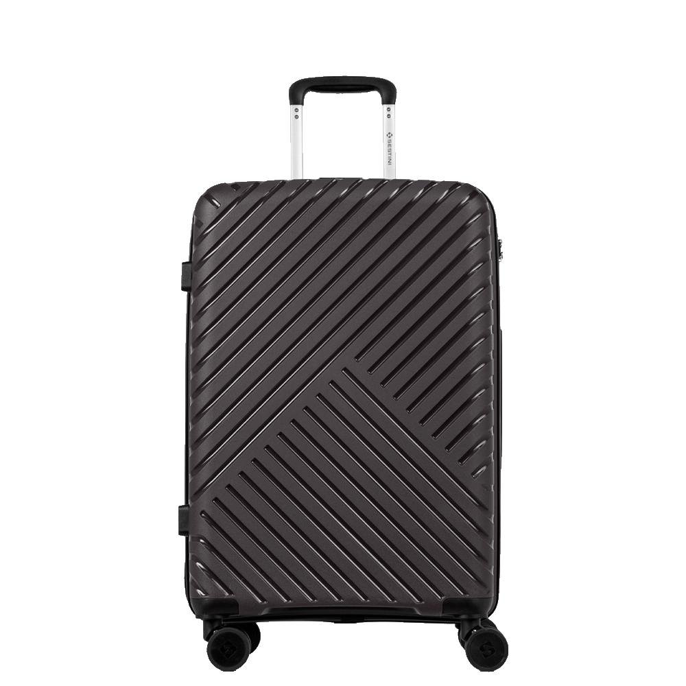 Mala de Viagem Média 23 kg Polipropileno com Rodas 360° PP Essencial 2 - Grafite Grafite 2