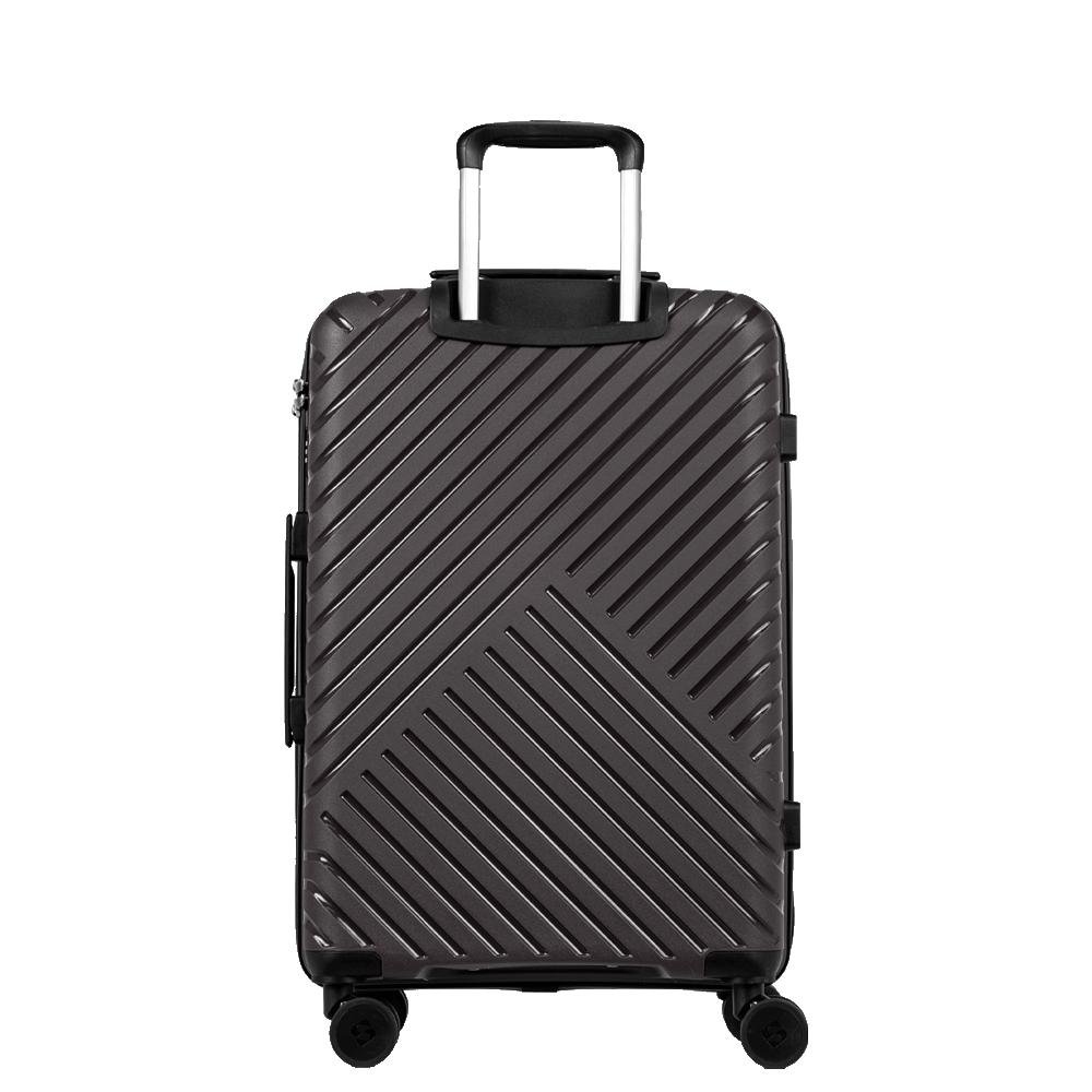 Mala de Viagem Média 23 kg Polipropileno com Rodas 360° PP Essencial 2 - Grafite Grafite 3