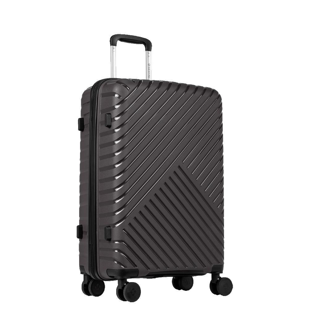 Mala de Viagem Média 23 kg Polipropileno com Rodas 360° PP Essencial 2 - Grafite Grafite 4