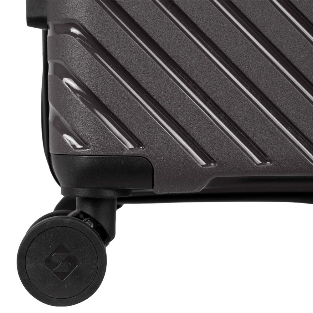 Mala de Viagem Média 23 kg Polipropileno com Rodas 360° PP Essencial 2 - Grafite Grafite 7