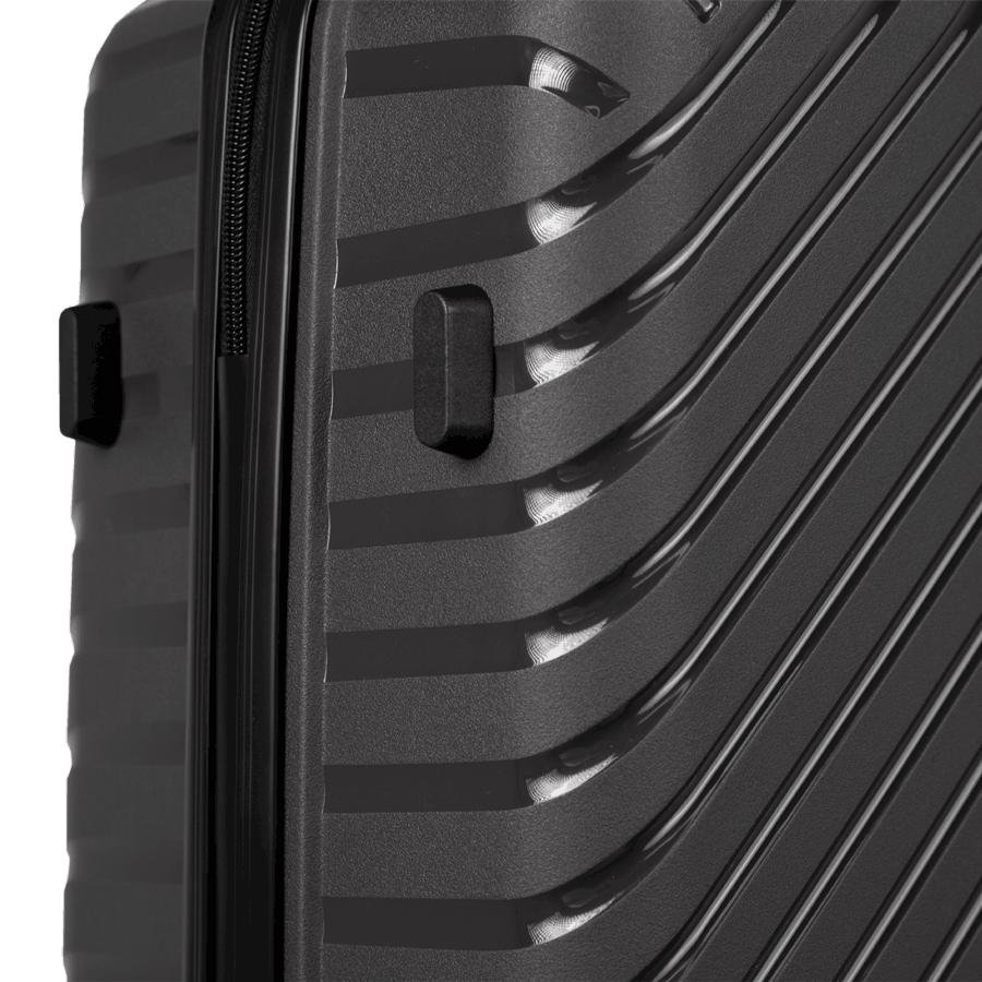 Mala de Viagem Média 23 kg Polipropileno com Rodas 360° PP Essencial 2 - Grafite Grafite 10