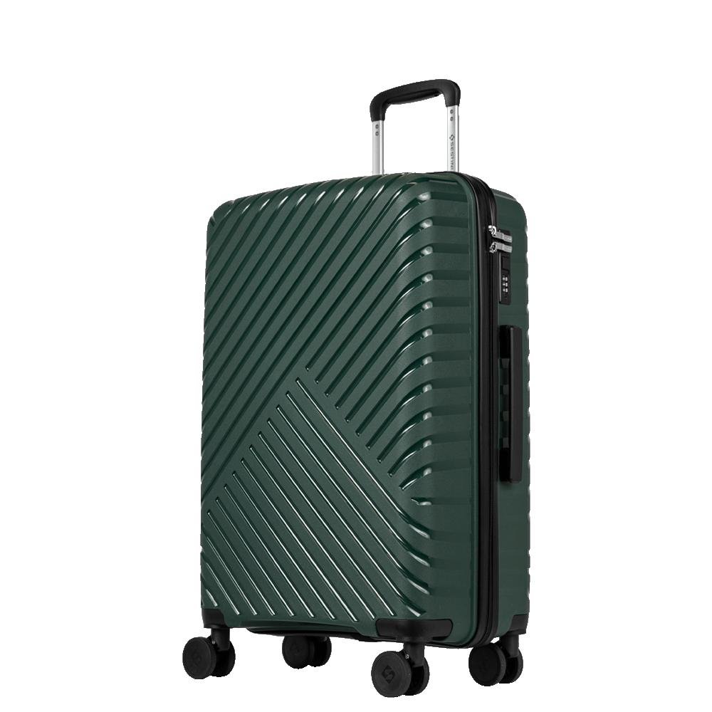 Mala de Viagem Média 23 kg Polipropileno com Rodas 360° PP Essencial 2 - Verde