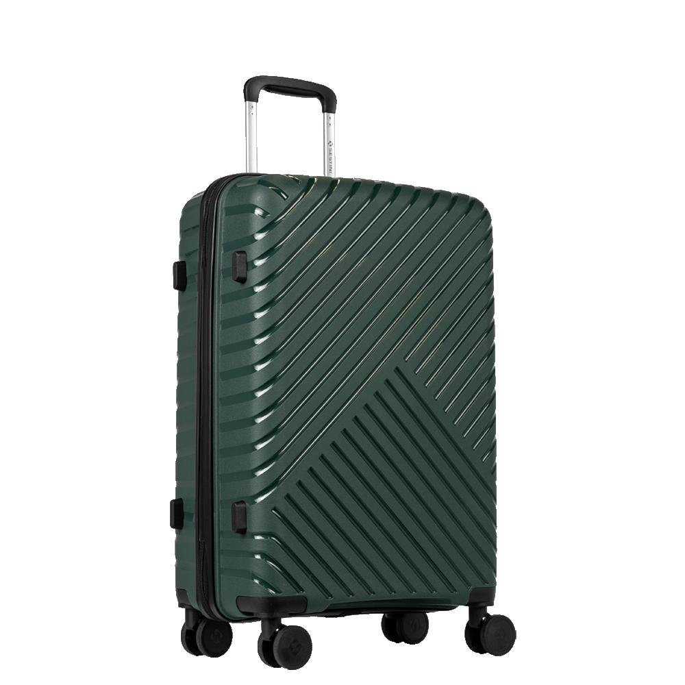 Mala de Viagem Média 23 kg Polipropileno com Rodas 360° PP Essencial 2 - Verde Verde 2