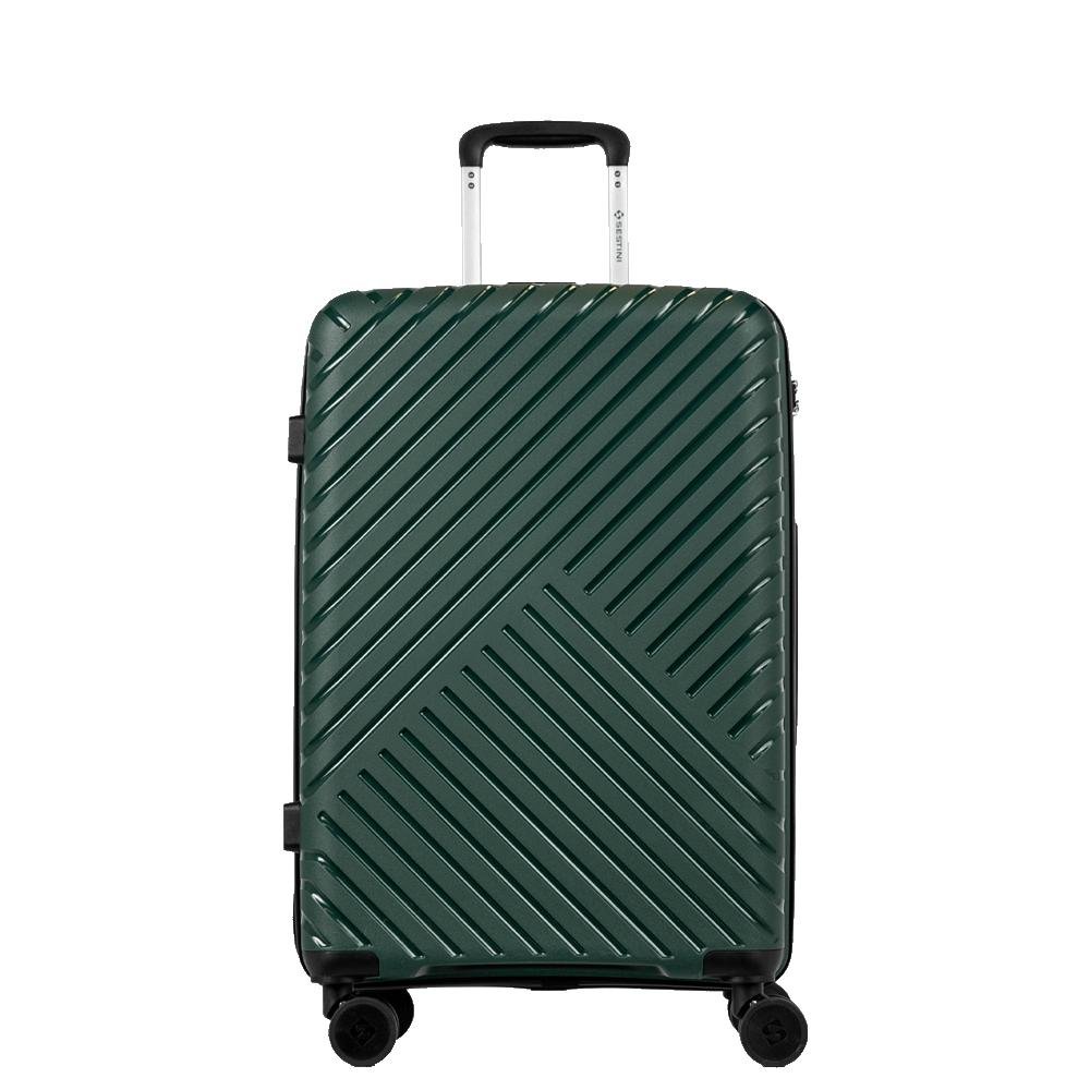 Mala de Viagem Média 23 kg Polipropileno com Rodas 360° PP Essencial 2 - Verde Verde 3