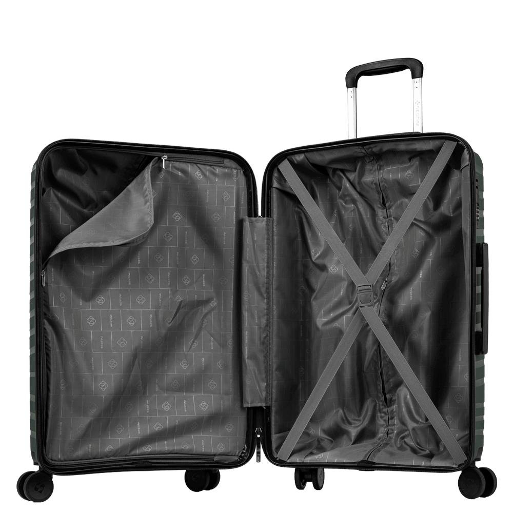 Mala de Viagem Média 23 kg Polipropileno com Rodas 360° PP Essencial 2 - Verde Verde 5