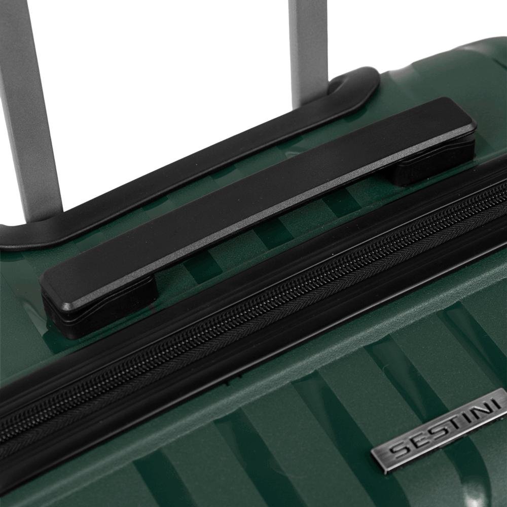 Mala de Viagem Média 23 kg Polipropileno com Rodas 360° PP Essencial 2 - Verde Verde 6