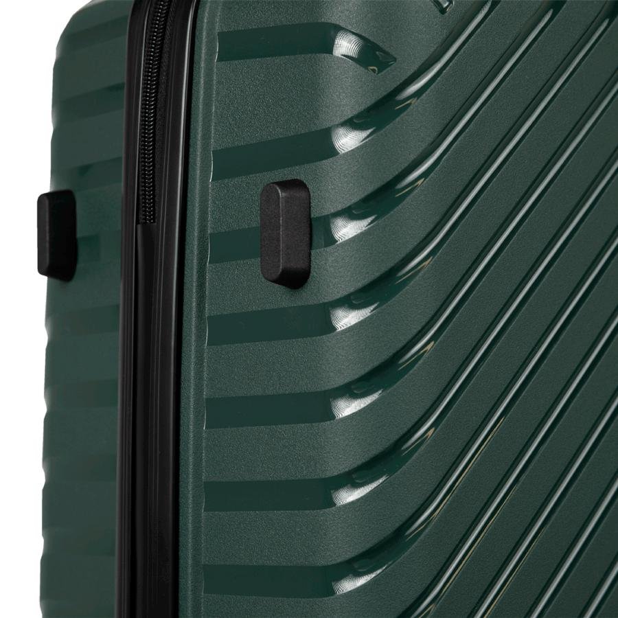 Mala de Viagem Média 23 kg Polipropileno com Rodas 360° PP Essencial 2 - Verde Verde 8