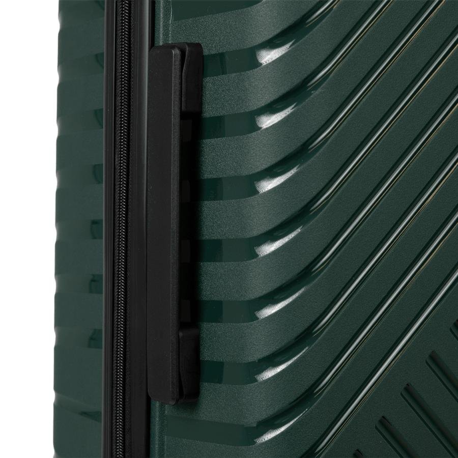 Mala de Viagem Média 23 kg Polipropileno com Rodas 360° PP Essencial 2 - Verde Verde 9