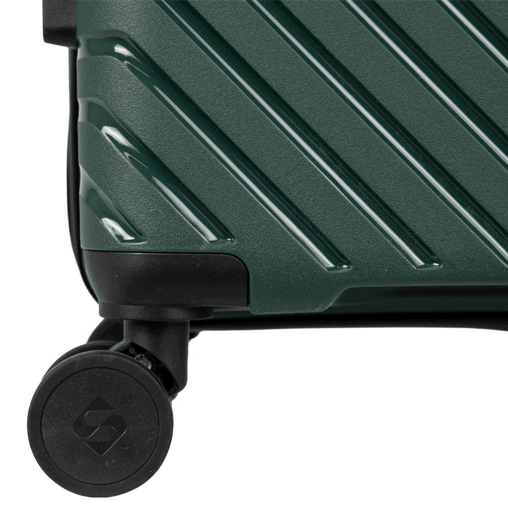 Mala de Viagem Média 23 kg Polipropileno com Rodas 360° PP Essencial 2 - Verde Verde 10