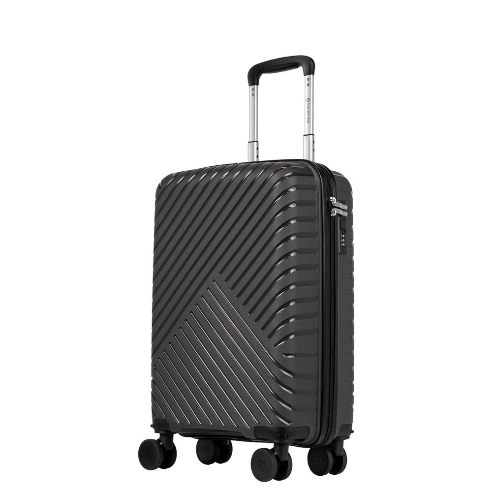 Mala de Viagem Bordo 10 kg Polipropileno com Rodas 360° PP Essencial 2 - Grafite