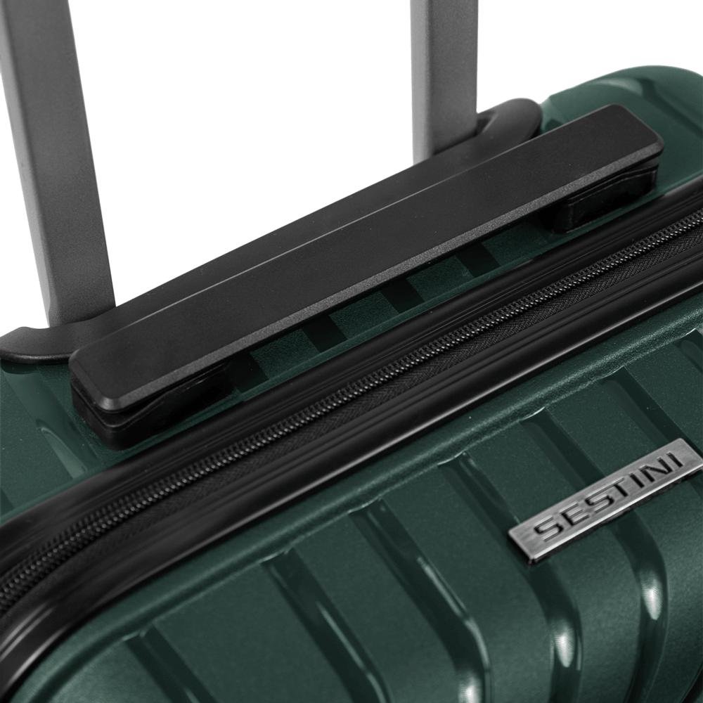 Mala de Viagem Bordo 10 kg Polipropileno com Rodas 360° PP Essencial 2 - Verde Verde 6