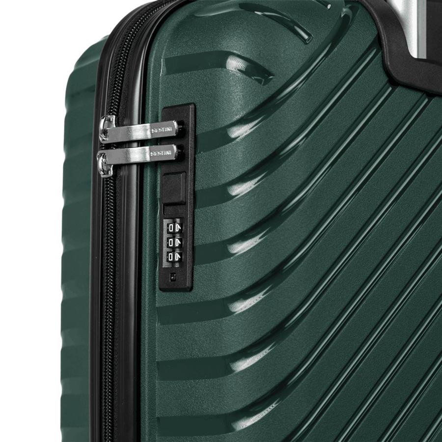 Mala de Viagem Bordo 10 kg Polipropileno com Rodas 360° PP Essencial 2 - Verde Verde 7
