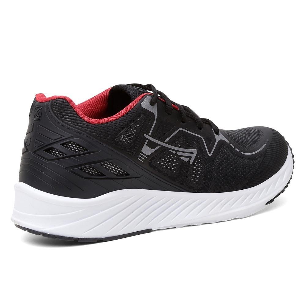 Tênis Masculino Esporte Corrida Cadarço Academia Confortável Vermelho 3