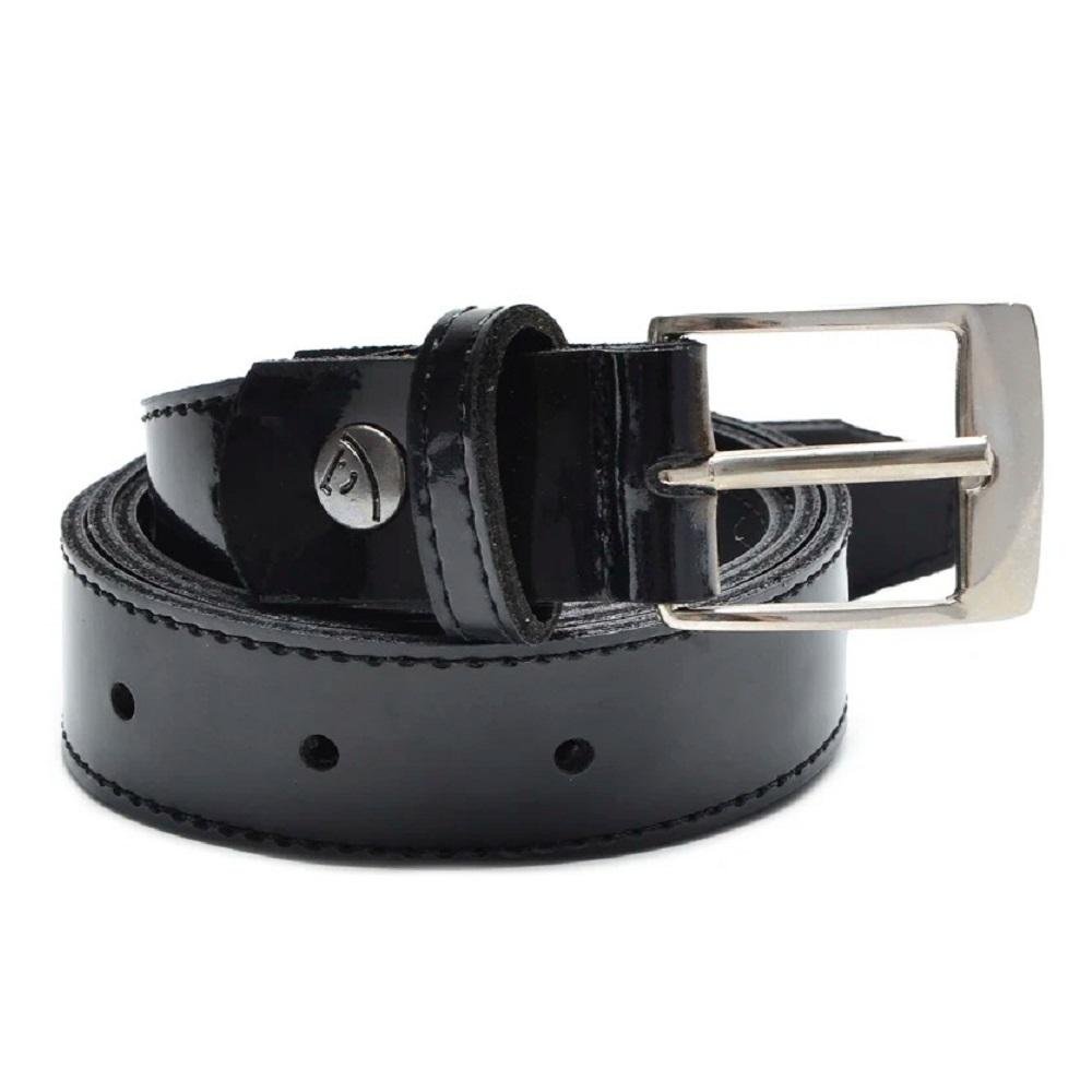 Kit 2 Cintos Masculino Fivela Ajustável Festa Dia a Dia Preto 2