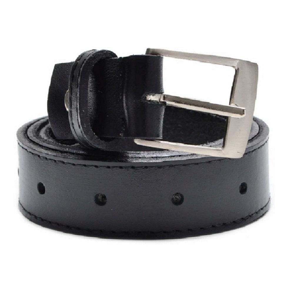 Kit 2 Cintos Masculino Fivela Ajustável Festa Dia a Dia Preto 3