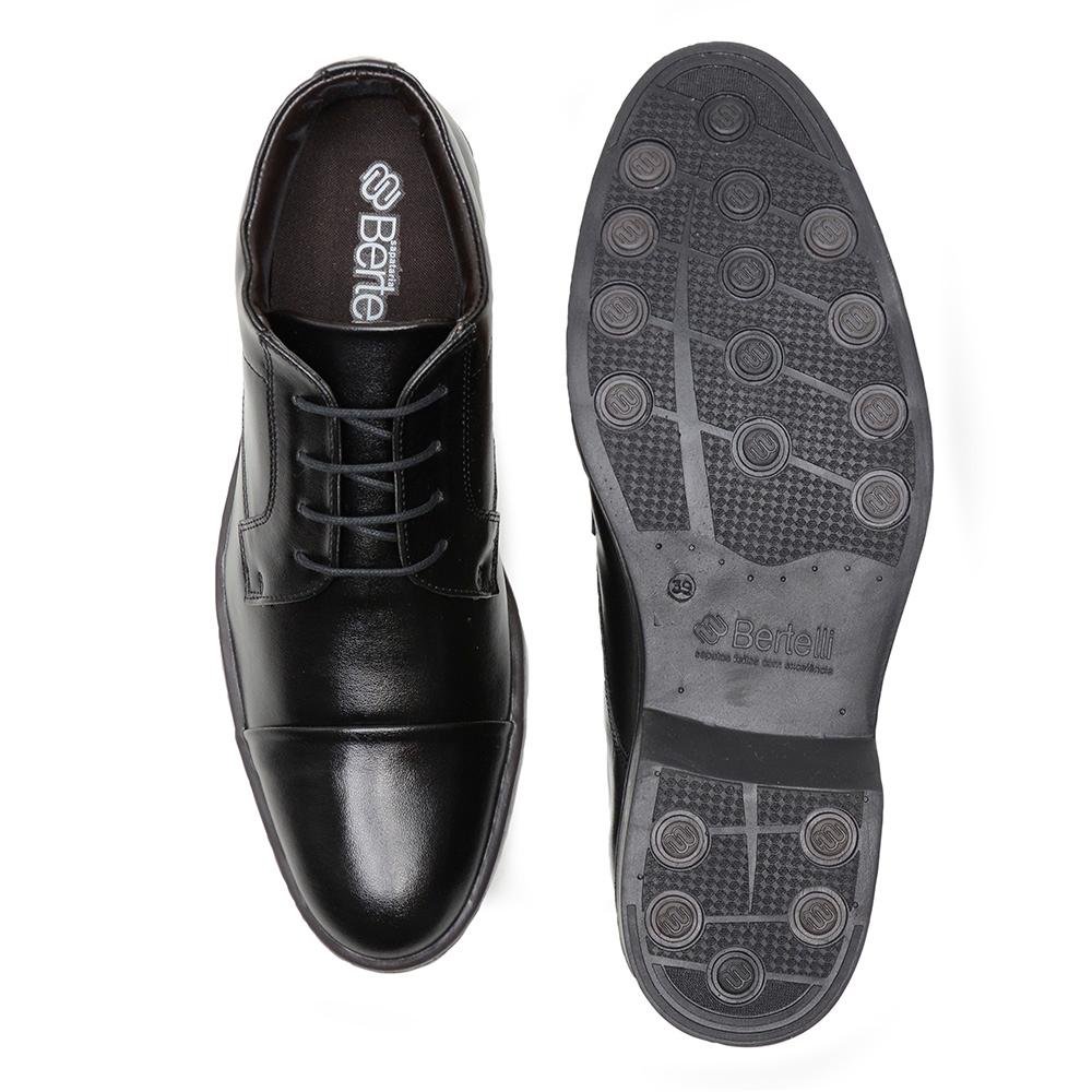 Sapato Casual Masculino Cano Médio Confortável Preto 3