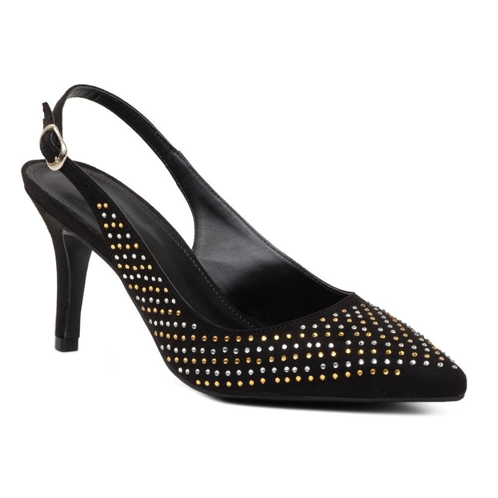Scarpin Flor Da Pele Fino Confortável 2954 Preto 2